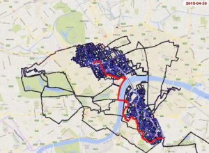 自転車通勤の楽しみ方。4年半かけてロンドン中心部の全ての通りを走破した男の記録。