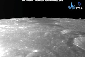 【動画】月の裏側への着陸に成功した嫦娥6号からの映像が公開される。