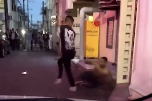 【動画】日本人ラッパーさん沖縄でボッコボコにされてしまう。