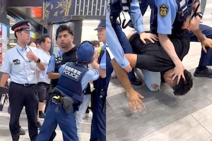 「ころすぞ！」宮城県警が外国人を制圧する動画が話題に。