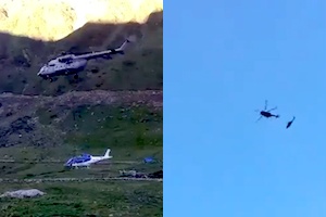 【動画】インド空軍のMi-17、空輸中のヘリコプターを落っことして完全破壊してしまう。