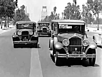 1930年（昭和5年）。83年前の車載ビデオ。ビバリーヒルズ（カリフォルニア）
