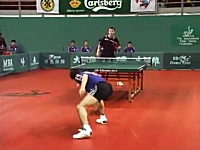 卓球って凄いスポーツだったんだな。というのが良く分かる試合ビデオ。松下浩二