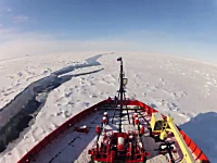 南極海を旅する砕氷船ナサニエルB.パーマーの2か月間を5分間に短縮動画