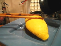 黄金袋がパカっと。京都キチキチのオムライスがフワトロしすぎて食欲金閣寺