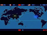 1945年以降地球上で行われた2000回以上の核実験を地図上に表した映像