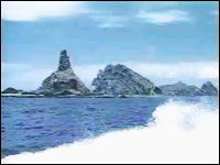 日本青年社の動画 「尖閣諸島上陸記録」 魚釣島漁場灯台、保守点検作業