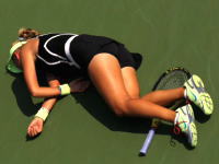 テニスの試合中に選手が突然倒れる。9/1全米オープン女子シングルス2回戦